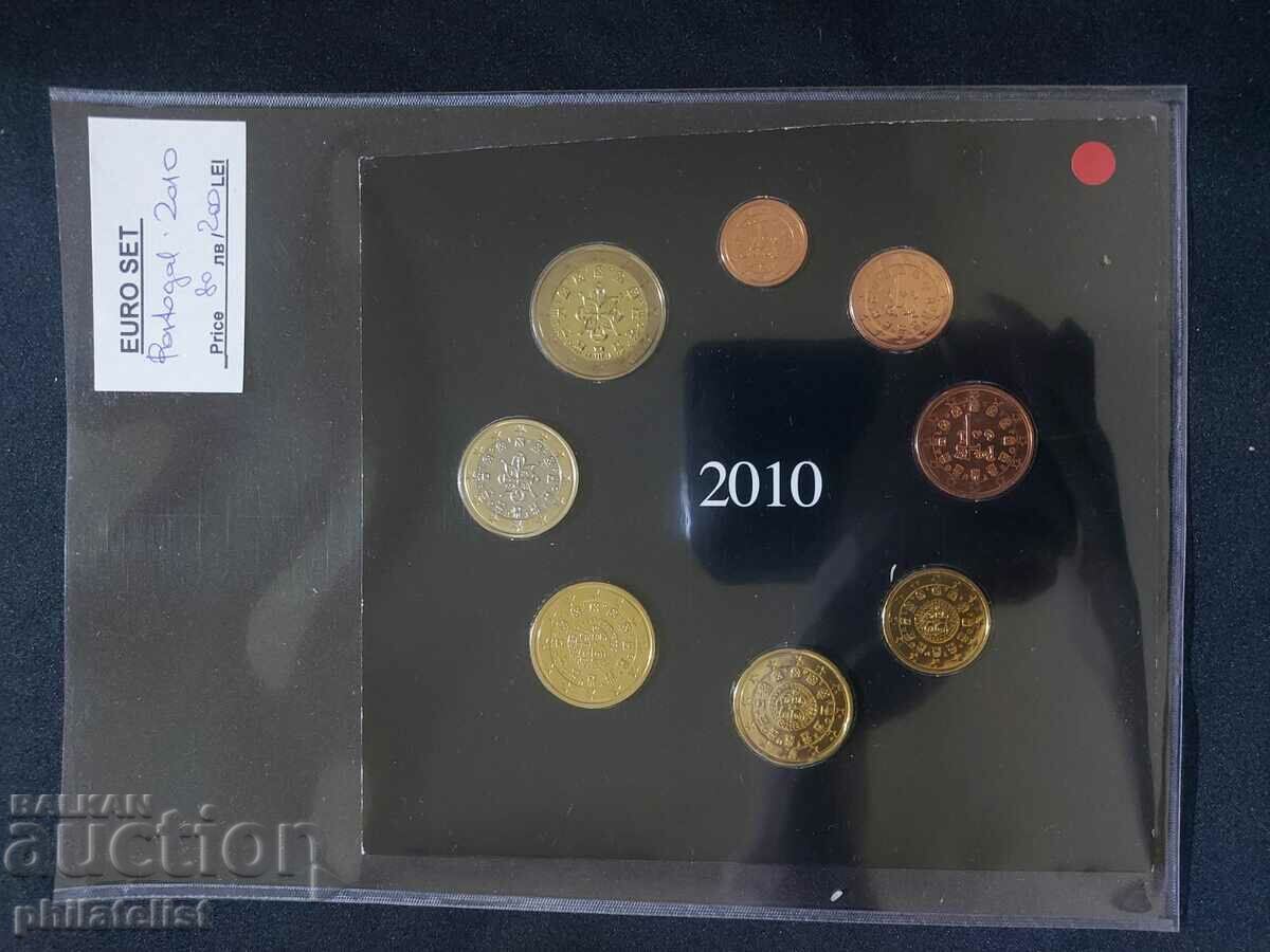 Portugal 2010 - bank euro set from 1 cent to 2 euro BU
