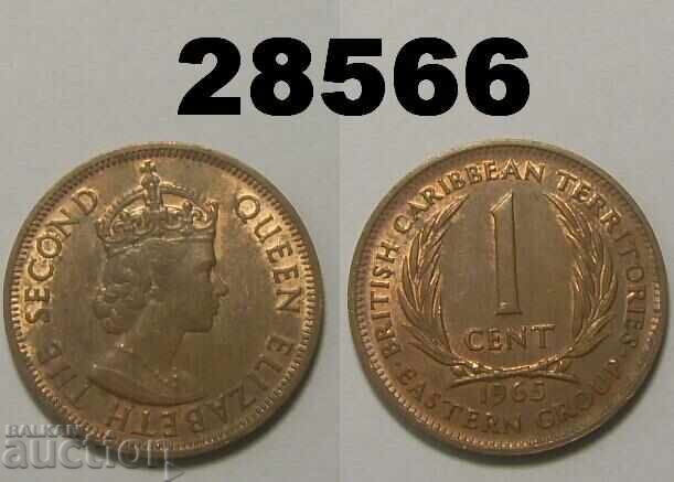 Caraibe de Est 1 cent 1965