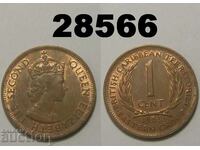 Eastern Caribbean 1 cent 1965