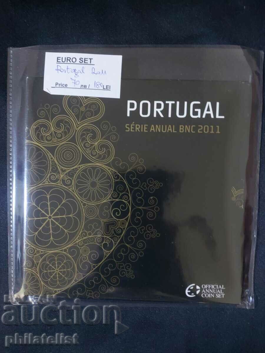 Portugalia 2011 - banca euro stabilită de la 1 cent la 2 euro BU