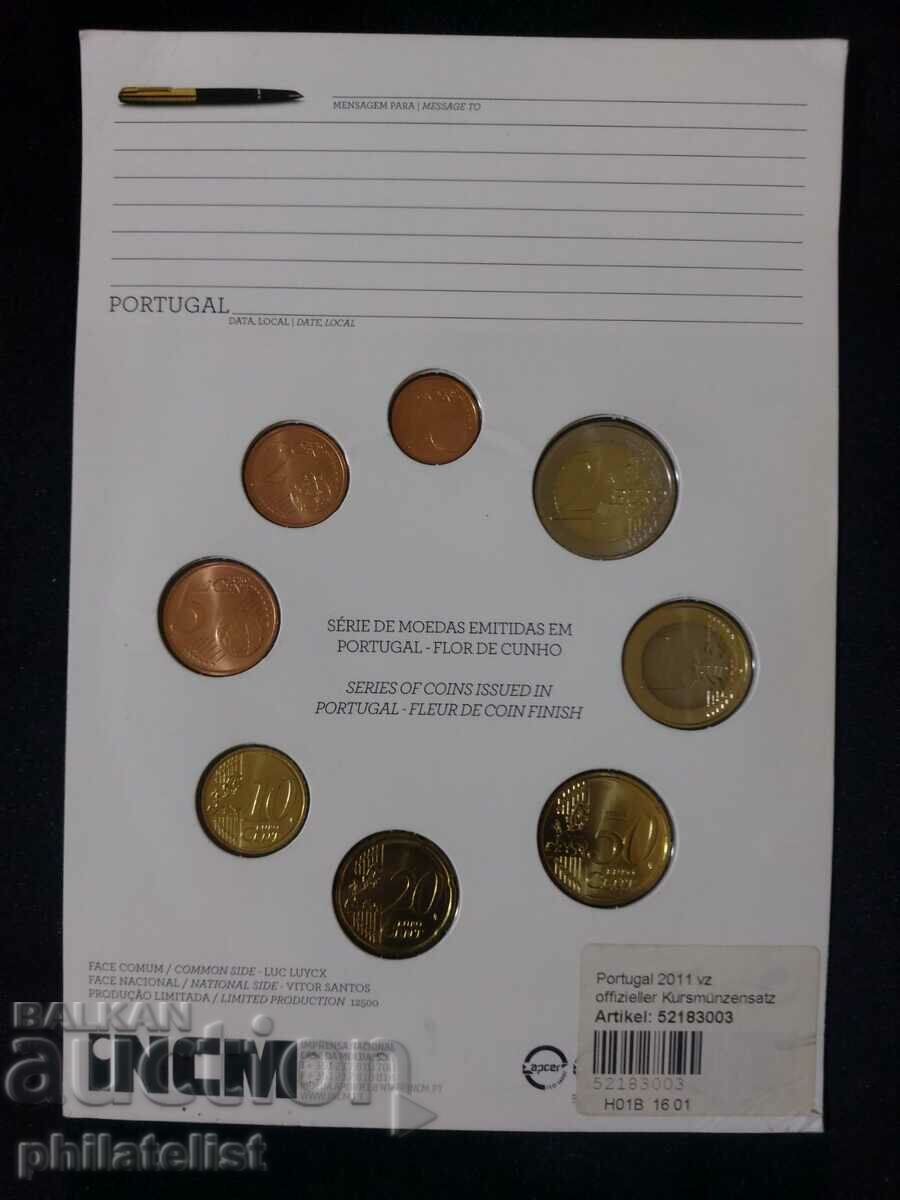 Delivery of Portugal 2011 - bank euro set from 1 cent to 2 euro BU Delivery of Portugal 2011 - bank euro set from 1 cent to 2 euro BU