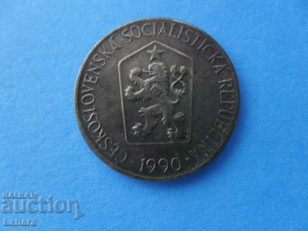1 coroană 1990 Cehoslovacia cu preț € 0.26 | 0.51 BGN