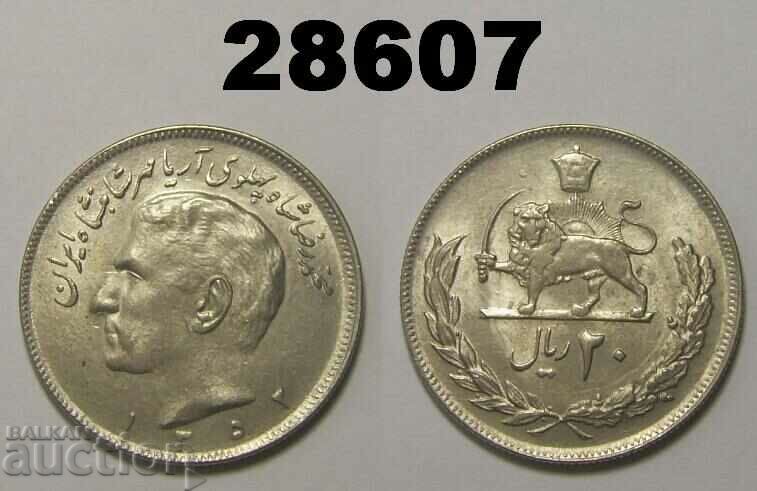 Iran 20 Riali 1973 (1352) Excelent