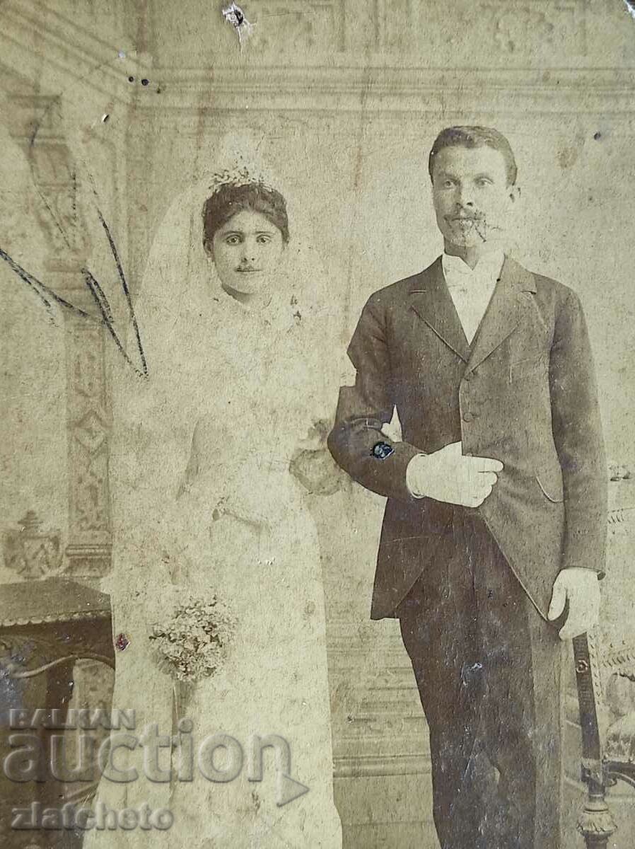 Auction Old photo cardboard Kingdom of Bulgaria - studio in Ruse Auction Old photo cardboard Kingdom of Bulgaria - studio in Ruse