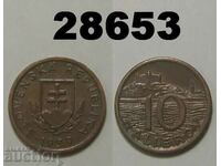 Slovakia 10 Halers 1939