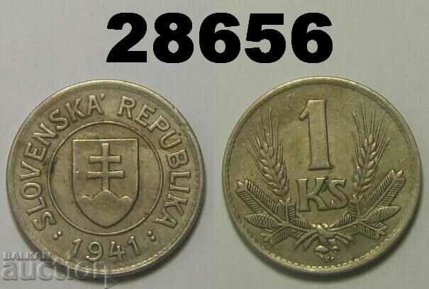 Slovacia 1 coroană 1941