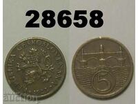 Czechoslovakia 5 Haler 1923