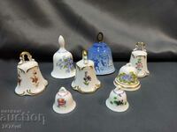 OLD COLLECTION PORCELAIN BRAND BELLS W.GERMANY