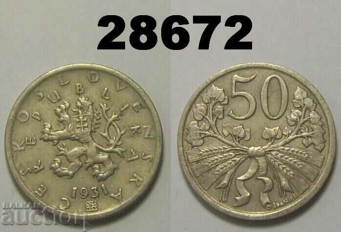 Czechoslovakia 50 Haler 1931