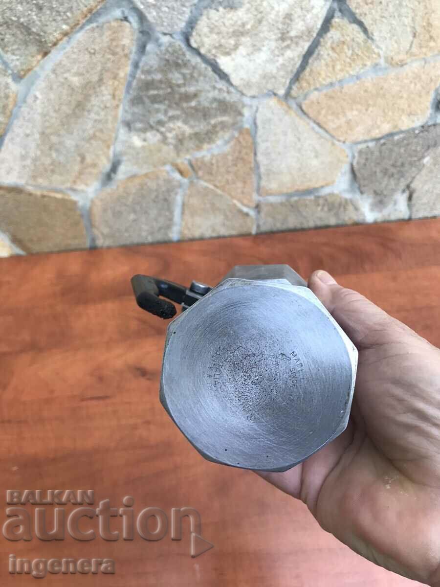 COFFEE MACHINE METAL ITALY FOR 1 COFFEE - 5 COFFEE MACHINE METAL ITALY FOR 1 COFFEE - 5