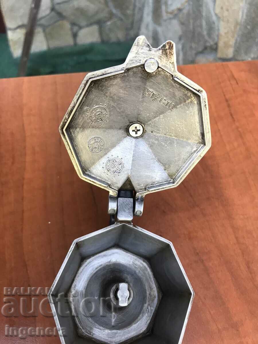 COFFEE MACHINE METAL ITALY FOR 1 COFFEE - 7 COFFEE MACHINE METAL ITALY FOR 1 COFFEE - 7