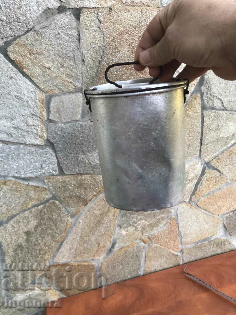 ANTIQUE METAL POT FOR INTERIOR