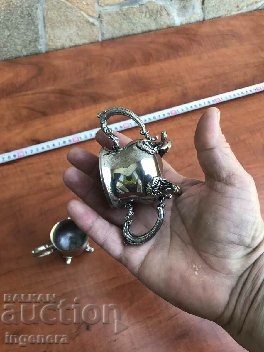 Доставка на ЗАХАРНИЦА И СЪД ЗА МЛЯКО МЕТАЛ ПОСРЕБРЕНИ Доставка на ЗАХАРНИЦА И СЪД ЗА МЛЯКО МЕТАЛ ПОСРЕБРЕНИ