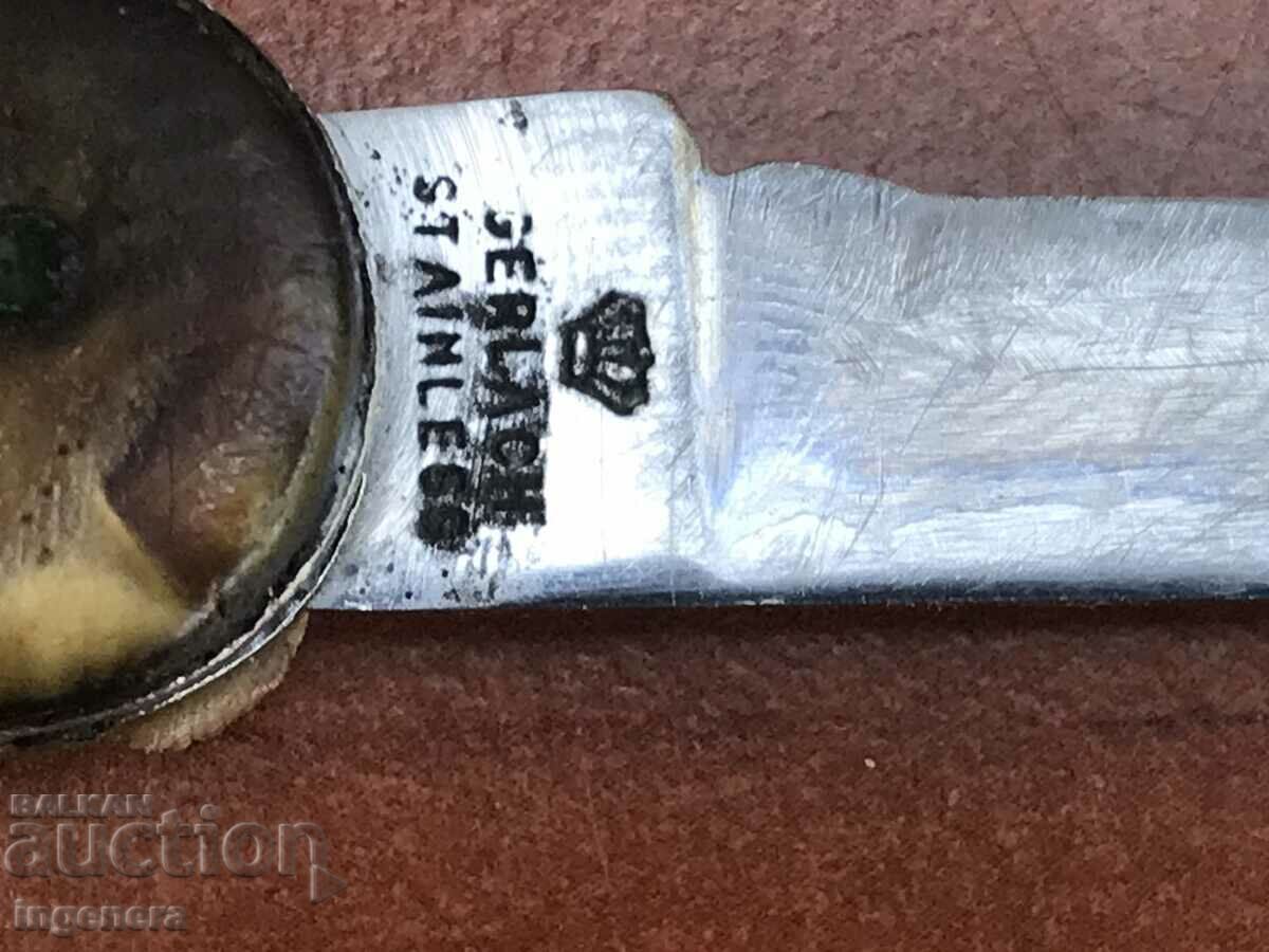 Auction  FOLDING KNIFE BLADE LEG MARKED-POLISH