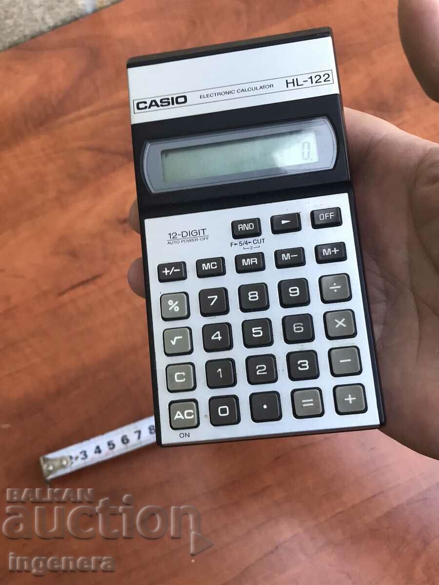 Licitație CALCULATOR "CASIO" HL-122 RETRO PENTRU COLECTOARE SI UTILIZARE Licitație CALCULATOR "CASIO" HL-122 RETRO PENTRU COLECTOARE SI UTILIZARE