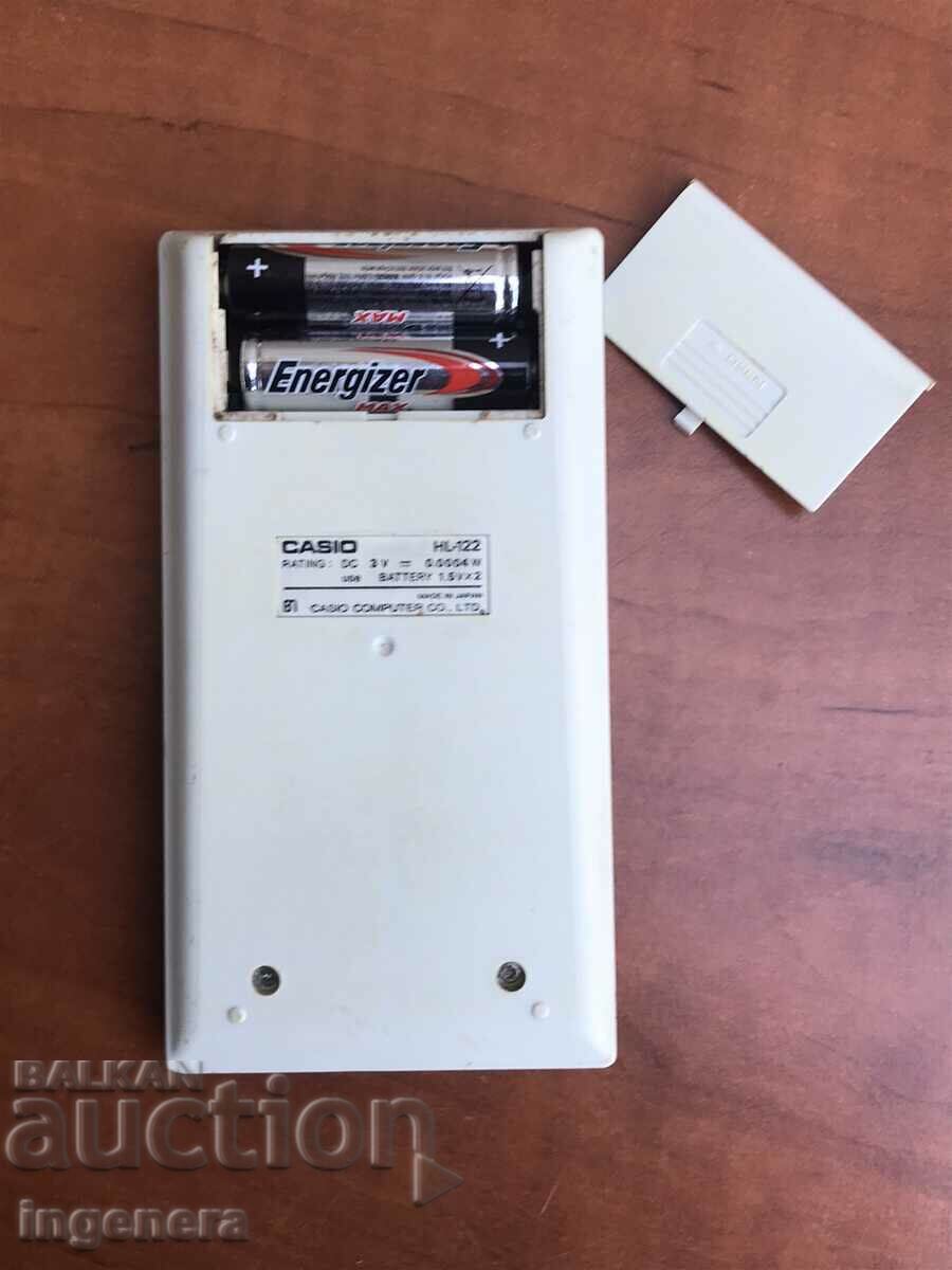 CALCULATOR "CASIO" HL-122 RETRO PENTRU COLECTOARE SI UTILIZARE - 7 CALCULATOR "CASIO" HL-122 RETRO PENTRU COLECTOARE SI UTILIZARE - 7