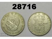 Sweden 1 kroner 1963 silver