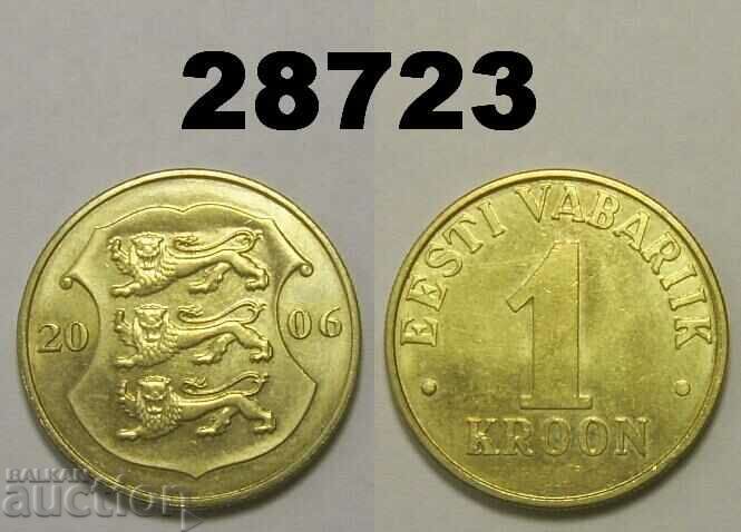 Estonia 1 kroner 2006