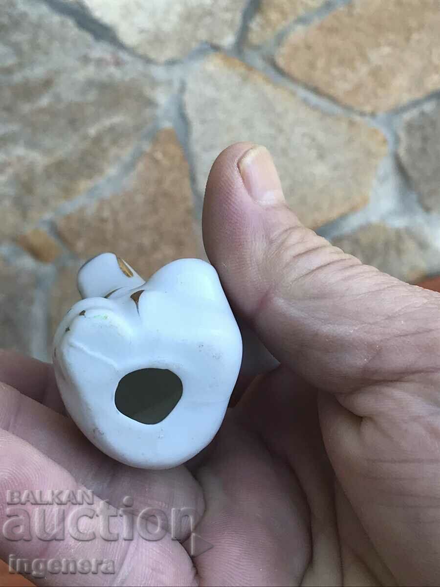 PORCELAIN FIGURE GILT ELEPHANT - 7 PORCELAIN FIGURE GILT ELEPHANT - 7