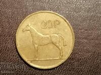 Eire 20 pence 1986 CON