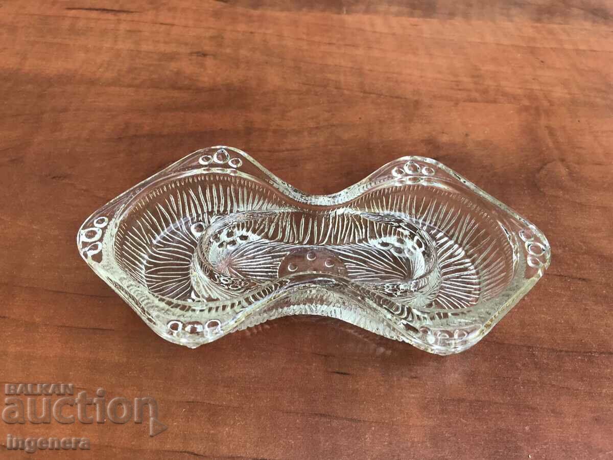 SALT GLASS THICK EMBOSSED ANTIQUE with price 15.00 BGN | € 7.67 SALT GLASS THICK EMBOSSED ANTIQUE with price 15.00 BGN | € 7.67