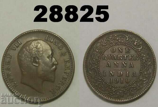 India 1/4 Anna 1910