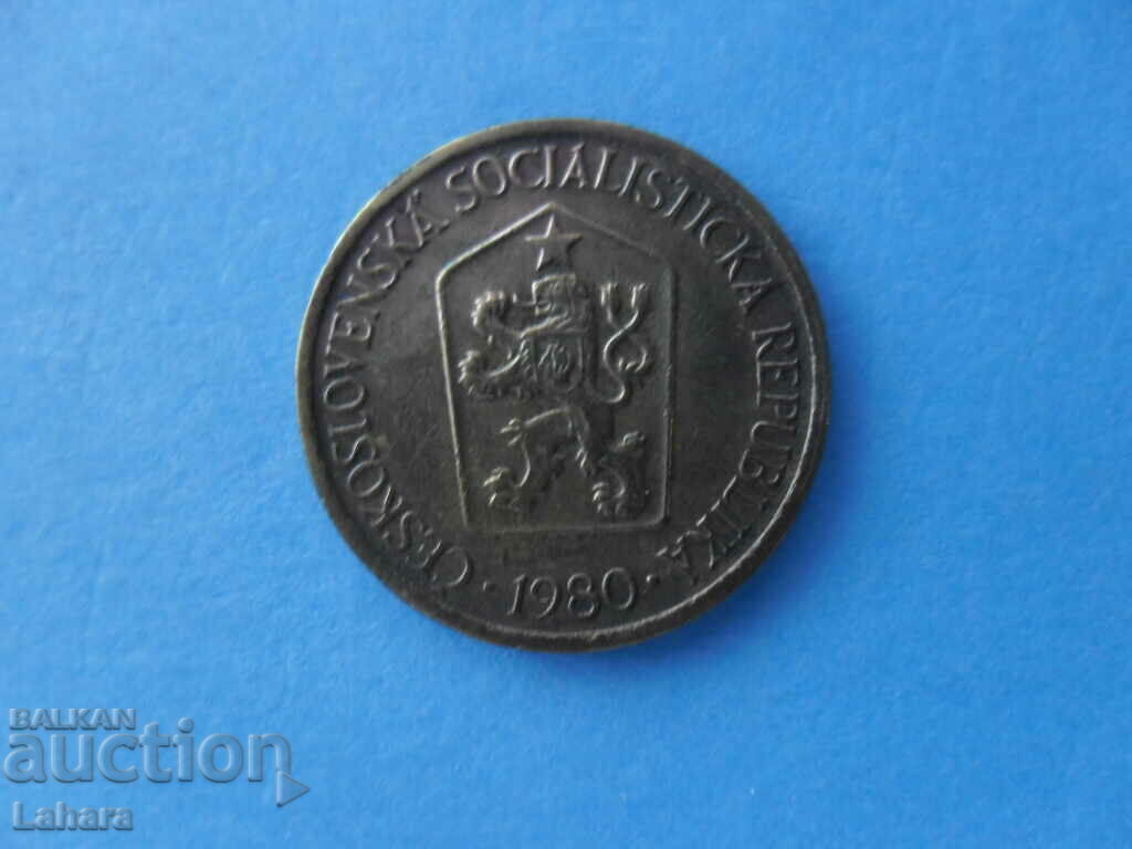 1 kroner 1980 Czechoslovakia with price 0.50 BGN | € 0.26