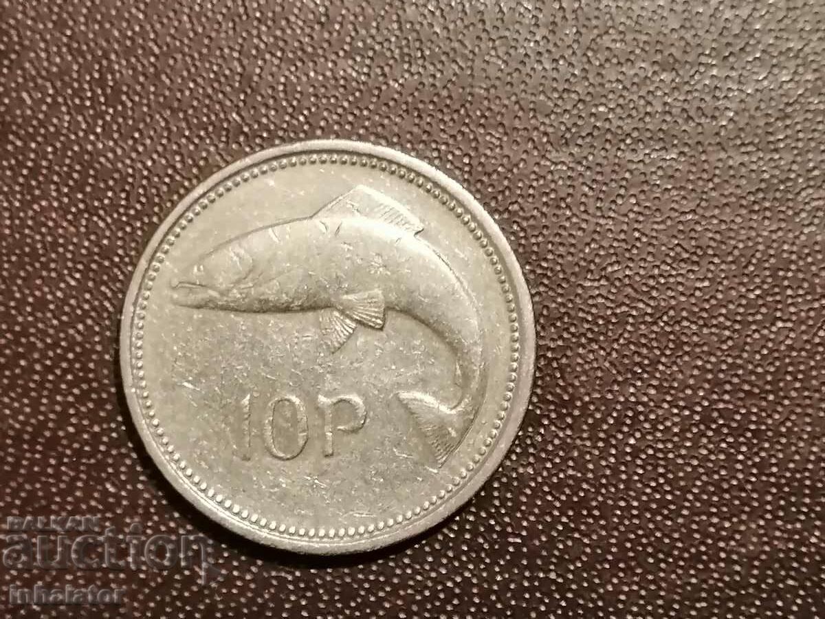 Eire 10 πένες 1993