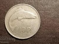 Eire 10 pence 1975