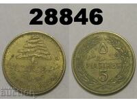 Lebanon 5 piastres 1972