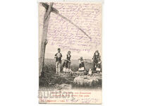 Bulgaria, Villagers from Sofia at a well, traveled