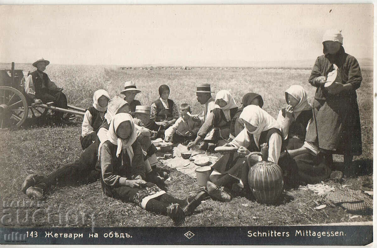 Bulgaria, Harvesters at lunch, untraveled