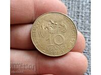 10 francs 1983, 200 years since the first balloon flight