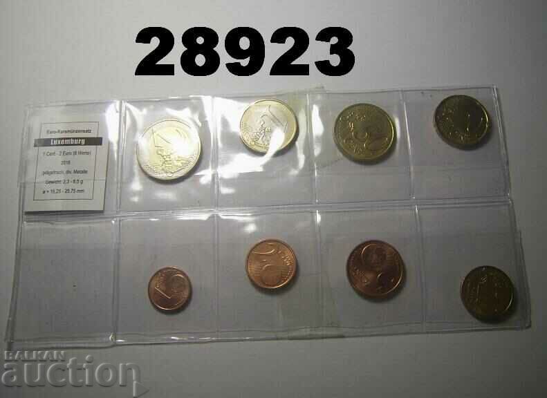 Люксембург 2016 сет 8 Евро монети