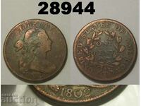 USA 1 cent 1802 Rare