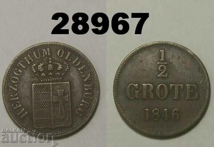 Όλντενμπουργκ 1/2 grote 1846 Γερμανία