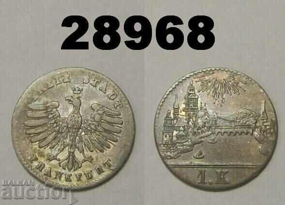 Frankfurt 1 kreuzer 1839 Germany
