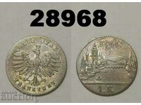 Frankfurt 1 kreuzer 1839 Germany