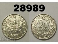 Poland 20 groszy 1923 Excellent