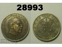 Spain 100 pesetas 1966 (66) silver
