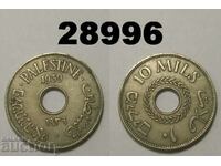 Palestina 10 mils 1939