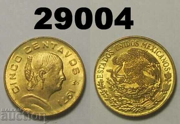 Mexico 5 centavos 1971 UNC