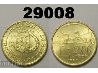 San Marino 200 lira 1989