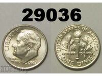 SUA 1 dime 2004 D UNC