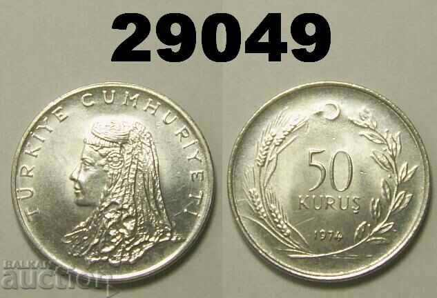 Турция 50 куруш 1974