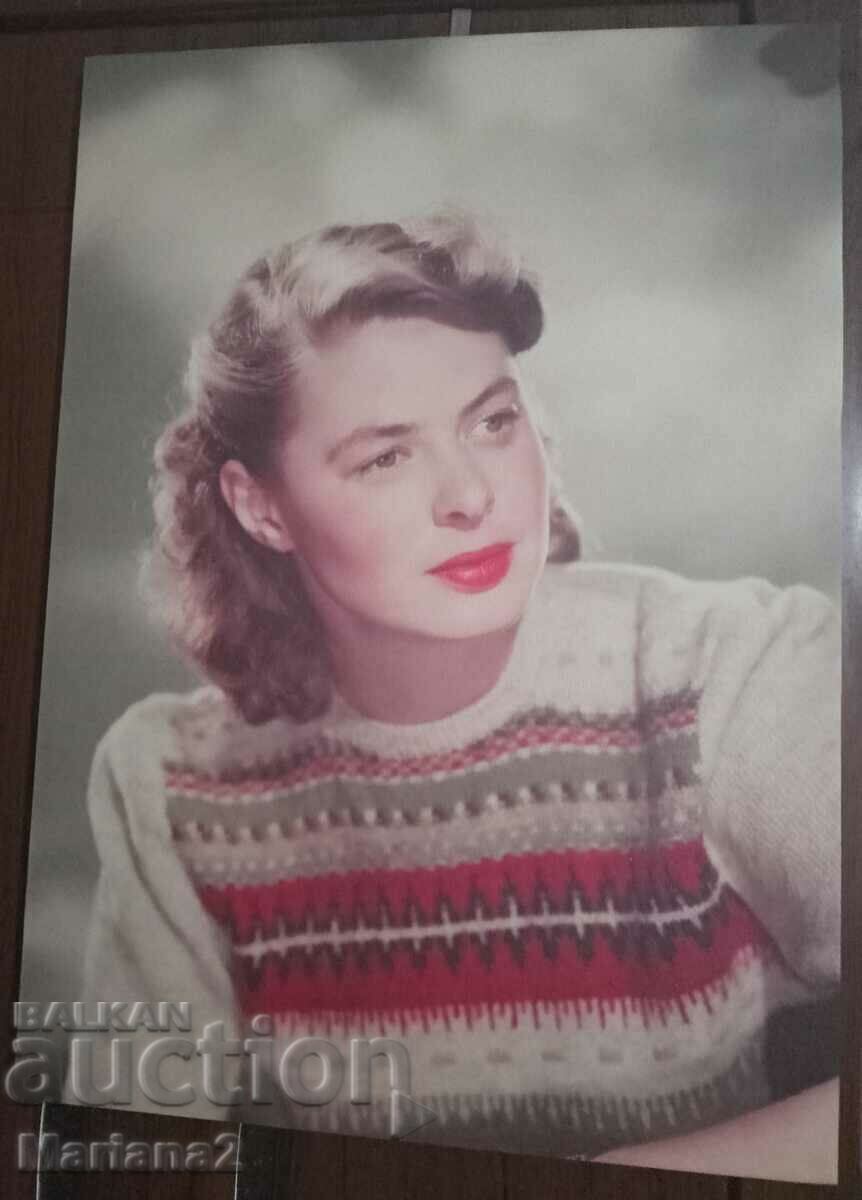 Ingrid Bergman painting