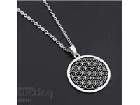 Flower of life necklace, flower