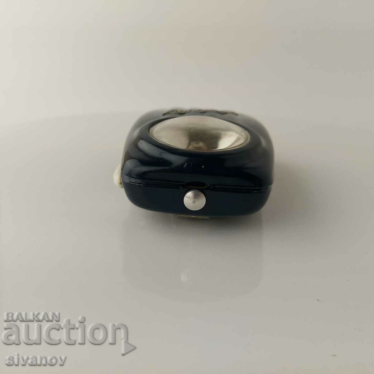 Auction Old Bulgarian lantern Svetlina blue metal #5633 Auction Old Bulgarian lantern Svetlina blue metal #5633