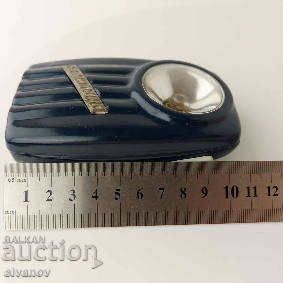 Old Bulgarian lantern Svetlina blue metal #5633 - 6 Old Bulgarian lantern Svetlina blue metal #5633 - 6