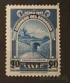 Ecuador 1950 Clădiri Supraprint MNH